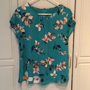 Teal green blouse
